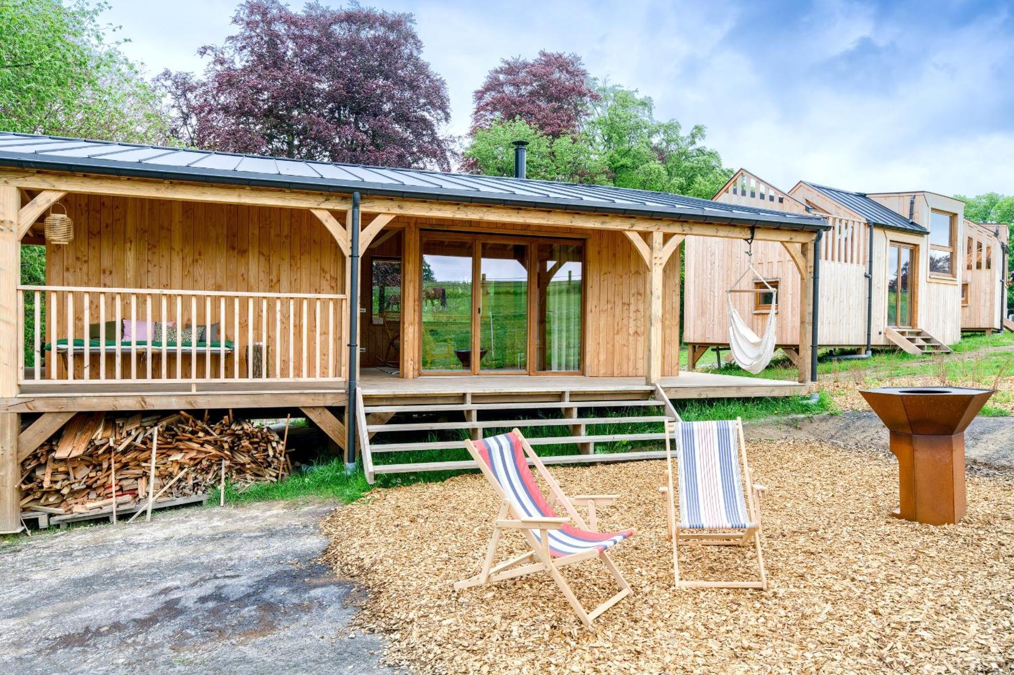 Les Cabanes Champetres - Le Domaine Des Trois Tilleuls Villers-la-Ville Exterior foto